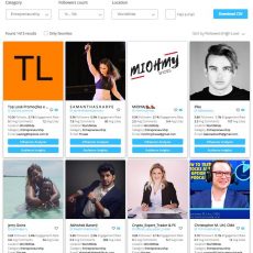 Influencer Finder - Sample Report 2 Influencer Finder - Sample Report 2